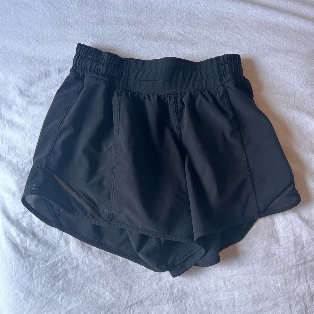 Black lulu lemon shorts